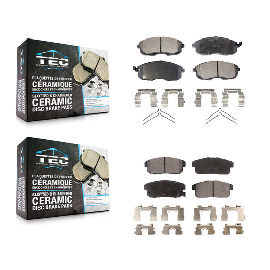 [Avant + Arrière] Kit de plaquette (céramique) de frein pour Nissan Sentra Infiniti G20 INFINITI KTC-100355