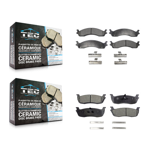 [Avant + Arrière] Kit de plaquette (céramique) de frein pour Ford F-250 HD KTC-100357