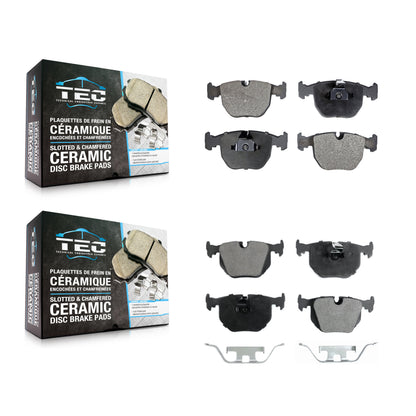 [Avant + Arrière] Kit de plaquette (céramique) de frein pour BMW X5 740iL Land Rover Range 740i M5 KTC-100360