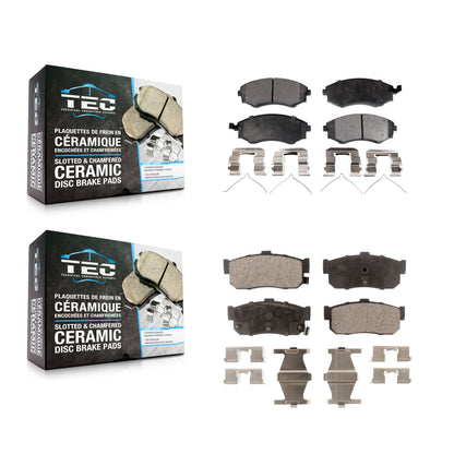 [Avant + Arrière] Kit de plaquette (céramique) de frein pour INFINITI G20 KTC-100366