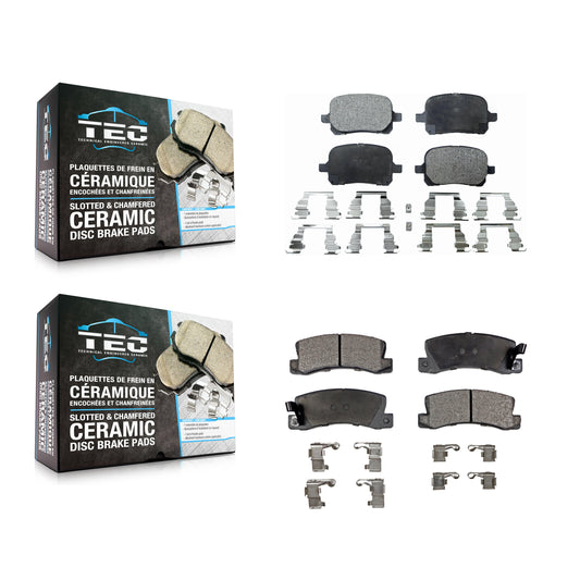 [Avant + Arrière] Kit de plaquette (céramique) de frein pour Toyota Camry Lexus RX300 ES300 Solara KTC-100371