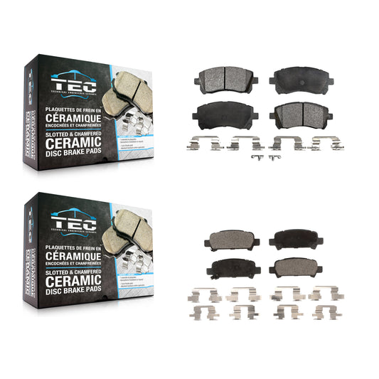 [Avant + Arrière] Kit de plaquette (céramique) de frein pour Subaru Outback Forester Impreza Legacy KTC-100375