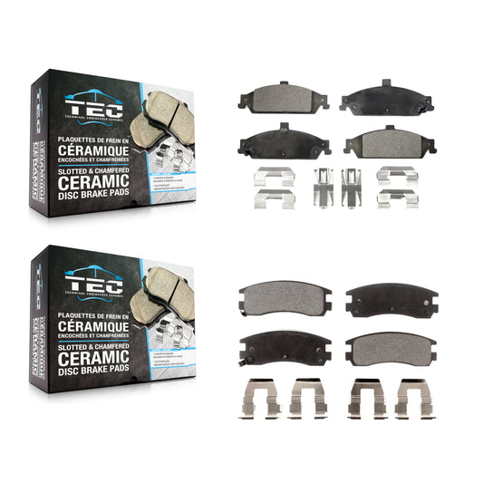 [Avant + Arrière] Kit de plaquette (céramique) de frein pour Pontiac Grand Am Oldsmobile Alero Cutlass KTC-100379
