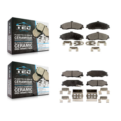 [Avant + Arrière] Kit de plaquette (céramique) de frein pour Chevrolet Corvette Cadillac XLR KTC-100380