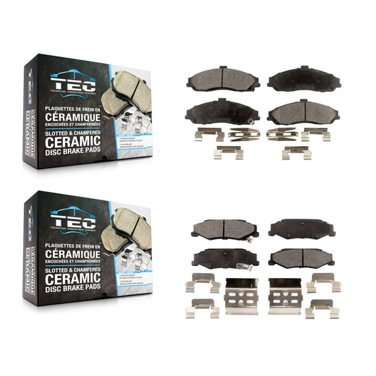 [Avant + Arrière] Kit de plaquette (céramique) de frein pour Chevrolet Corvette Cadillac XLR KTC-100380