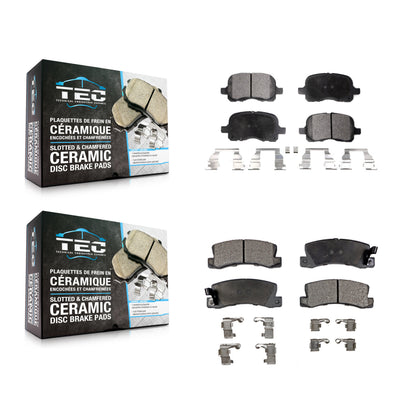 [Avant + Arrière] Kit de plaquette (céramique) de frein pour 2002 Chevrolet Prizm KTC-100381