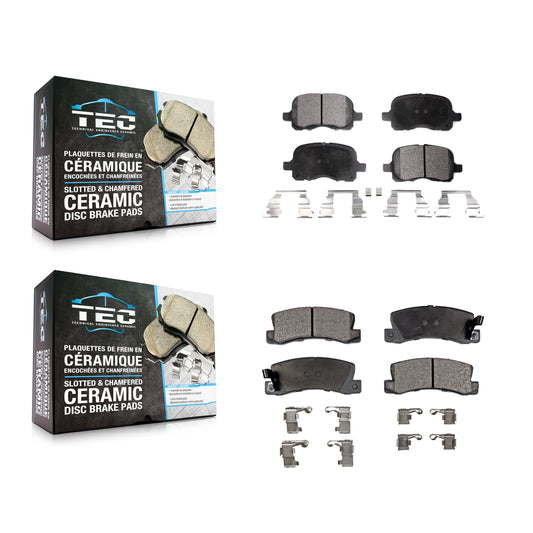 [Avant + Arrière] Kit de plaquette (céramique) de frein pour 2002 Chevrolet Prizm KTC-100381