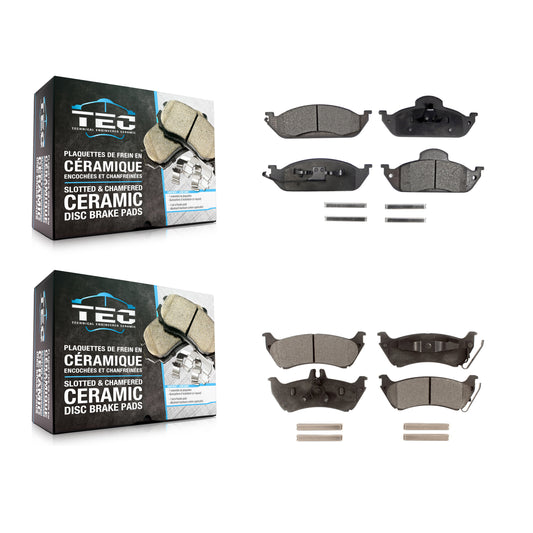 [Avant + Arrière] Kit de plaquette (céramique) de frein pour Mercedes-Benz ML320 ML350 ML430 KTC-100383