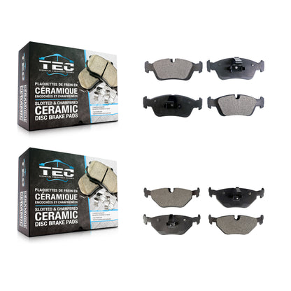 [Avant + Arrière] Kit de plaquette (céramique) de frein pour BMW 325i 325Ci Z4 323i 325xi 328i 323Ci 318ti 318i 328Ci 323is 328is 318is 320i KTC-100386