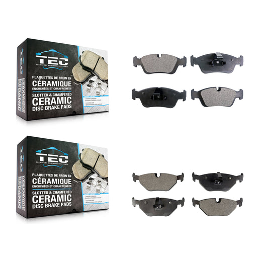 [Avant + Arrière] Kit de plaquette (céramique) de frein pour BMW 325i 325Ci Z4 323i 325xi 328i 323Ci 318ti 318i 328Ci 323is 328is 318is 320i KTC-100386