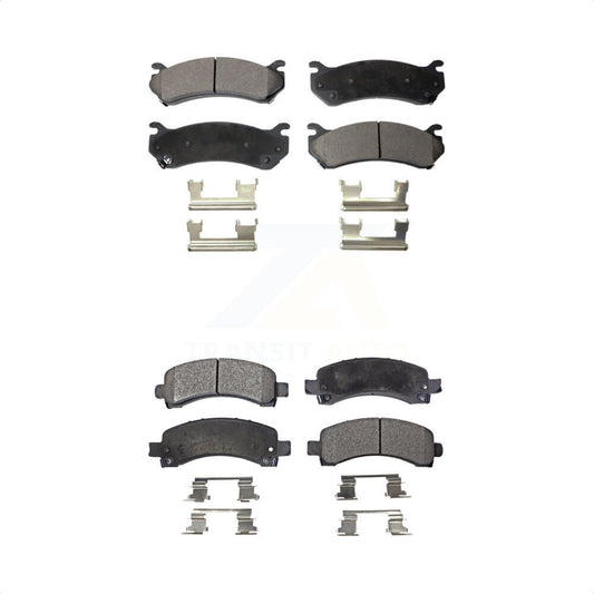 [Avant + Arrière] Kit de plaquette (céramique) de frein pour 2003-2005 Chevrolet Express 2500 GMC Savana KTC-100394 par TEC