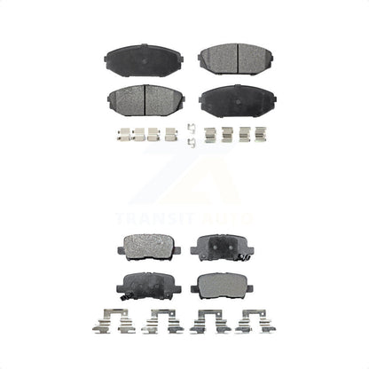 [Avant + Arrière] Kit de plaquette (céramique) de frein pour Honda Odyssey Acura MDX KTC-100399 par TEC
