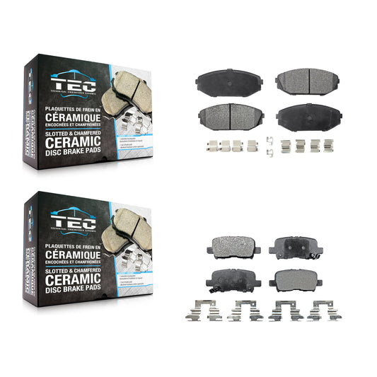 [Avant + Arrière] Kit de plaquette (céramique) de frein pour Honda Odyssey Acura MDX KTC-100399