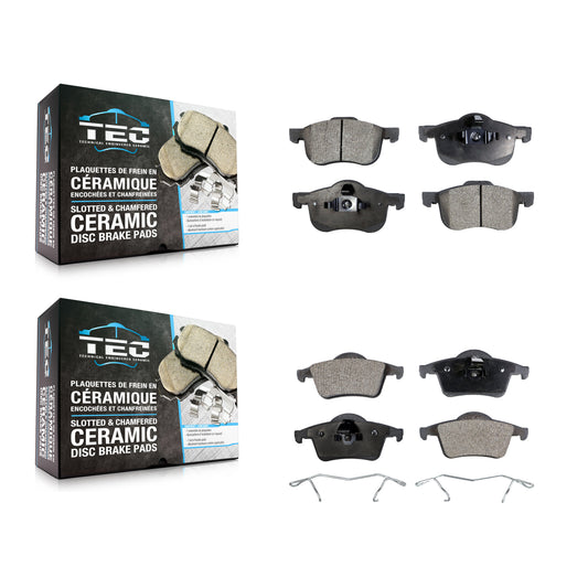 [Avant + Arrière] Kit de plaquette (céramique) de frein pour Volvo S60 V70 XC70 S80 KTC-100400