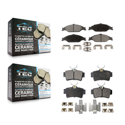 [Avant + Arrière] Kit de plaquette (céramique) de frein pour Ford Mustang KTC-100402