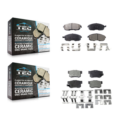 [Avant + Arrière] Kit de plaquette (céramique) de frein pour Suzuki SX4 Crossover KTC-100403