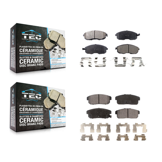 [Avant + Arrière] Kit de plaquette (céramique) de frein pour Nissan Maxima Infiniti I35 I30 INFINITI KTC-100405