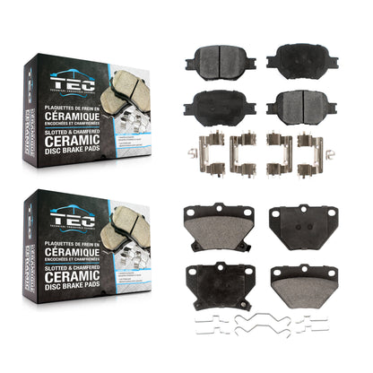 [Avant + Arrière] Kit de plaquette (céramique) de frein pour Toyota Celica KTC-100408