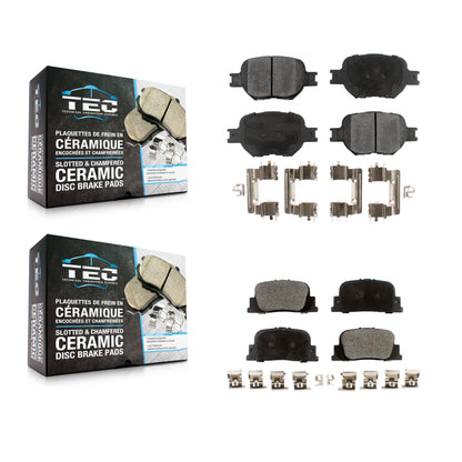 [Avant + Arrière] Kit de plaquette (céramique) de frein pour 2005-2010 Scion tC KTC-100409