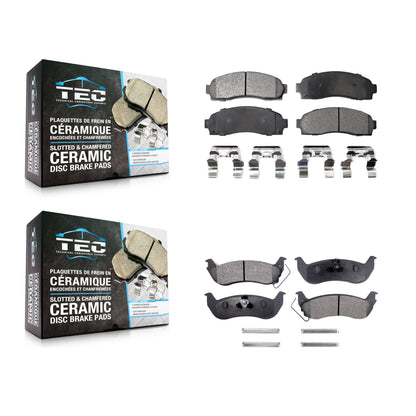 [Avant + Arrière] Kit de plaquette (céramique) de frein pour Ford Ranger Mazda B2300 B4000 KTC-100417