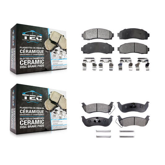 [Avant + Arrière] Kit de plaquette (céramique) de frein pour Ford Ranger Mazda B2300 B4000 KTC-100417