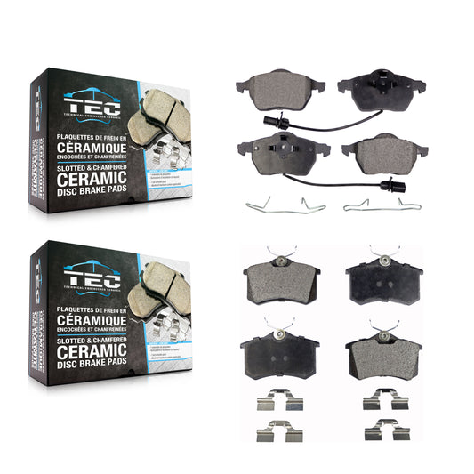 [Avant + Arrière] Kit de plaquette (céramique) de frein pour Audi A4 Quattro A6 S4 KTC-100424
