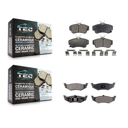 [Avant + Arrière] Kit de plaquette (céramique) de frein pour Chrysler PT Cruiser Dodge Neon KTC-100426