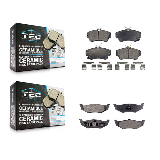[Avant + Arrière] Kit de plaquette (céramique) de frein pour Chrysler PT Cruiser Dodge Neon KTC-100426