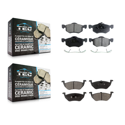 [Avant + Arrière] Kit de plaquette (céramique) de frein pour Ford Escape Mazda Tribute Mercury Mariner KTC-100427