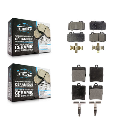 [Avant + Arrière] Kit de plaquette (céramique) de frein pour Mercedes-Benz C230 C320 SLK350 C350 KTC-100428