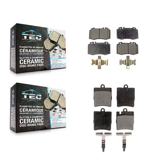 [Avant + Arrière] Kit de plaquette (céramique) de frein pour Mercedes-Benz C230 C320 SLK350 C350 KTC-100428