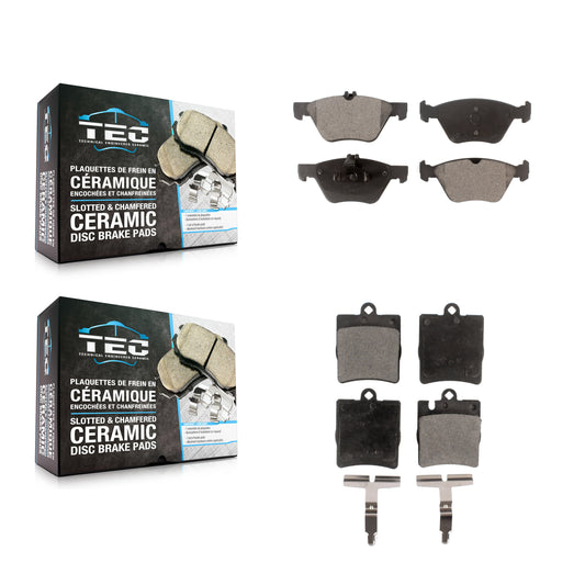 [Avant + Arrière] Kit de plaquette (céramique) de frein pour Mercedes-Benz E320 CLK320 E430 CLK430 KTC-100431
