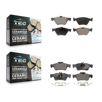 [Avant + Arrière] Kit de plaquette (céramique) de frein pour Mercedes-Benz E350 E320 E300 KTC-100432
