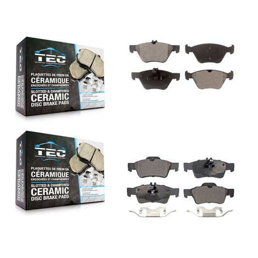 [Avant + Arrière] Kit de plaquette (céramique) de frein pour Mercedes-Benz E350 E320 E300 KTC-100432