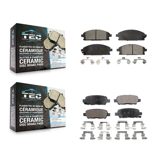 [Avant + Arrière] Kit de plaquette (céramique) de frein pour Nissan Quest X-Trail KTC-100435