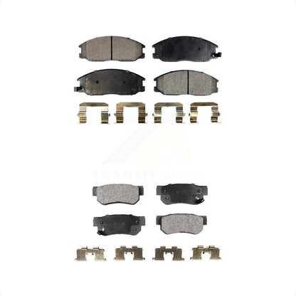 [Avant + Arrière] Kit de plaquette (céramique) de frein pour Hyundai Santa Fe XG350 Kia Amanti XG300 KTC-100439 par TEC