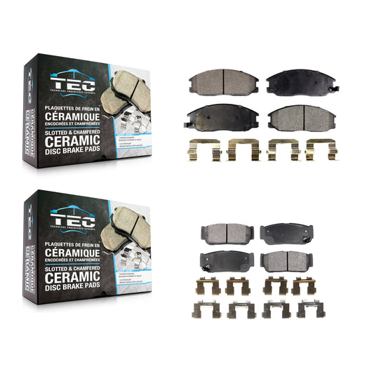 [Avant + Arrière] Kit de plaquette (céramique) de frein pour 2003-2009 Kia Sorento KTC-100440