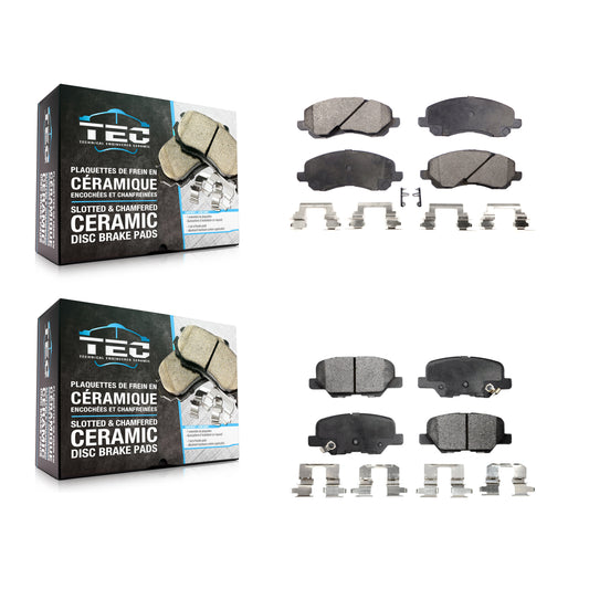 [Avant + Arrière] Kit de plaquette (céramique) de frein pour Mitsubishi Outlander Sport RVR KTC-100442
