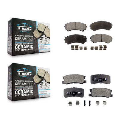 [Avant + Arrière] Kit de plaquette (céramique) de frein pour Mitsubishi Endeavor Montero KTC-100445