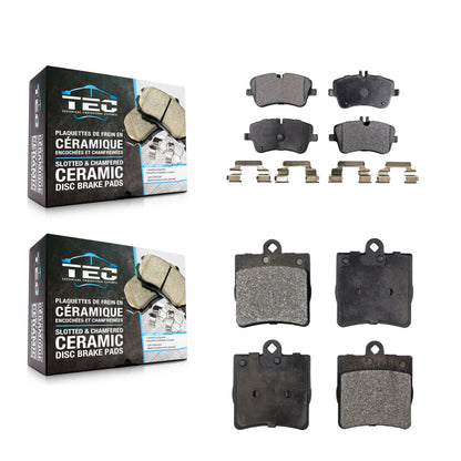 [Avant + Arrière] Kit de plaquette (céramique) de frein pour Mercedes-Benz C230 C240 SLK280 SLK300 KTC-100447