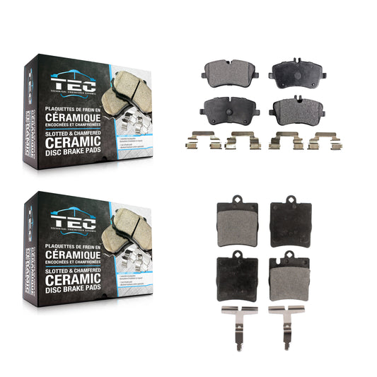 [Avant + Arrière] Kit de plaquette (céramique) de frein pour Mercedes-Benz C240 CLK350 C320 C280 CLK320 C350 KTC-100448