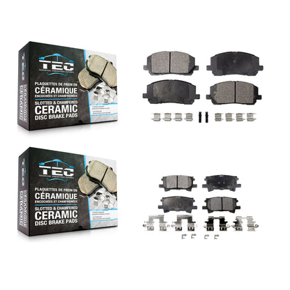 [Avant + Arrière] Kit de plaquette (céramique) de frein pour Toyota Highlander KTC-100451
