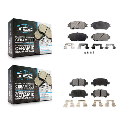 [Avant + Arrière] Kit de plaquette (céramique) de frein pour Toyota Camry Avalon Solara KTC-100457