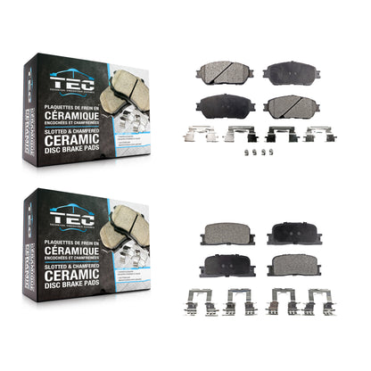[Avant + Arrière] Kit de plaquette (céramique) de frein pour Toyota Camry Lexus ES330 ES300 KTC-100458