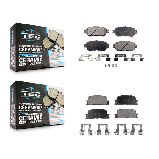[Avant + Arrière] Kit de plaquette (céramique) de frein pour Toyota Camry Lexus ES330 ES300 KTC-100458