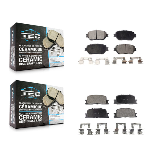 [Avant + Arrière] Kit de plaquette (céramique) de frein pour Toyota Camry Vehicles Manufactured In Japan KTC-100463
