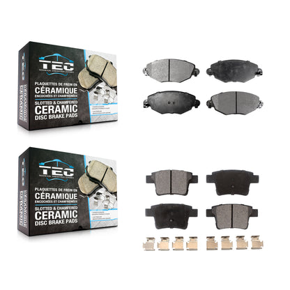 [Avant + Arrière] Kit de plaquette (céramique) de frein pour 2006-2008 Jaguar X-Type KTC-100464