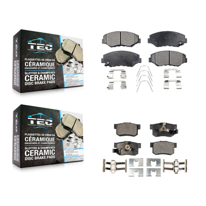 [Avant + Arrière] Kit de plaquette (céramique) de frein pour Honda CR-V KTC-100468