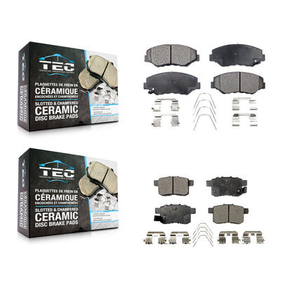 [Avant + Arrière] Kit de plaquette (céramique) de frein pour Honda Accord KTC-100469