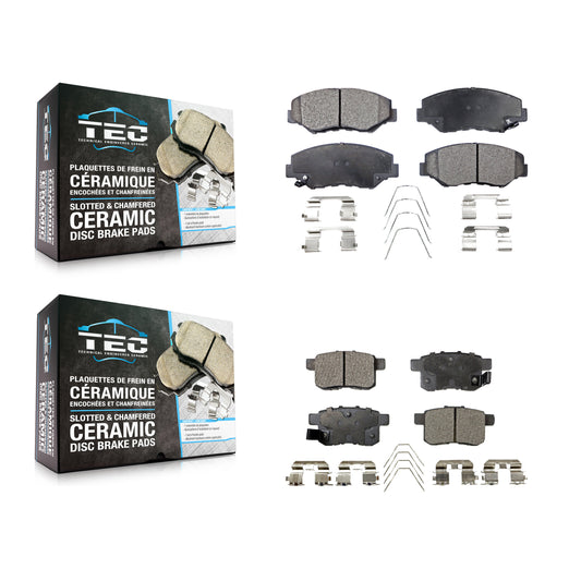 [Avant + Arrière] Kit de plaquette (céramique) de frein pour Honda Accord KTC-100469